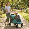 Dog Stroller for Large Dogs Up to 66 LBS with All-Terrain Spring Suspension, 8-Position Adjustable Handle by Furr Baby Gifts