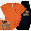 My Heart is on That Court Basketball Graphic Tee by Anchored Grace Boutique