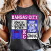 KC Crown Town Graphic Tee by Anchored Grace Boutique