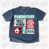 KC Teal Town Graphic Tee by Anchored Grace Boutique
