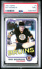 Graded 1981 Topps Ray Bourque #5 2nd Year Hockey Card PSA 9 Mint