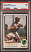 Graded 1973 Topps Roberto Clemente #50 Baseball Card PSA 1