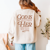 God Is Within Her Crewneck | Psalm 46:5 Sweatshirt | Faith-Based Christian Apparel by Hey Jude Graphic Tees