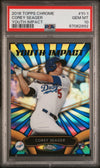 Graded 2016 Topps Chrome Corey Seager #YI-1 Youth Impact Rookie RC Baseball Card PSA 10 Gem Mint