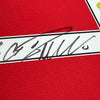 Framed Autographed/Signed Cristiano Ronaldo 35x39 Manchester United Red 2008 Soccer Jersey Beckett BAS COA/LOA