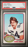 Graded 1976 Topps Randy White #158 Rookie RC Football Card PSA 5 Excellent