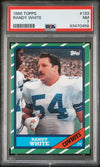 Graded 1986 Topps Randy White #133 Football Card PSA 7 Near Mint