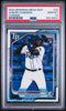 Graded 2024 Topps Bowman Mega Box Junior Caminero #20 Chrome Rookie RC Baseball Card PSA 10 Gem Mint
