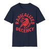 Radicalized By Basic Decency T-shirt, Political Protest Tee, Feminist Activist Gift, Liberal Clothing, Social Justice by Dog Mom Hat