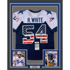 Framed Autographed/Signed Randy White 35x39 HOF 94 Dallas America's Team Football Jersey JSA COA