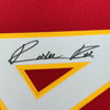 Framed Autographed/Signed Rashee Rice 35x39 Kansas City Red Football Jersey Beckett BAS COA by Hall of Fame Sports Memorabilia