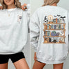 Reading Ghost Sweatshirt – Spooky Teacher & Library Halloween Top