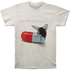 Red Hot Chili Peppers Men'S Red Hot Chili Peppers Fly Prints T-Shirt, Grey, X-Large [T-Shirt] by Rock Band Apparel