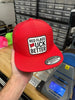Red Flags Fuck Better | 7 Panel Canvas Patch Hat by Luckless Outfitters