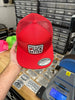 Red Flags Fuck Better | 7 Panel Canvas Patch Hat by Luckless Outfitters