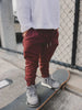VETERAN SLIM FIT JOGGER - CRIMSON by LITTLE RAD THINGS