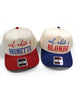 Red, White and Hair Color Snapback by Luckless Outfitters