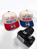 Red, White and Hair Color Snapback by Luckless Outfitters