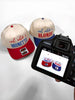 Red, White and Hair Color Snapback by Luckless Outfitters