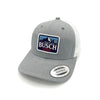 Red White Busch Light Woven Patch Hat by Shield Republic