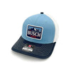 Red White Busch Light Woven Patch Hat by Shield Republic