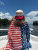 Red, White and Hair Color Snapback by Luckless Outfitters