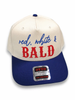 Red, White and Hair Color Snapback by Luckless Outfitters