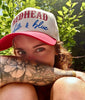 Red, White and Hair Color Snapback by Luckless Outfitters