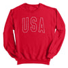 USA Collegiate Solid White (Front) by Shield Republic