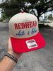 Red, White and Hair Color Snapback by Luckless Outfitters