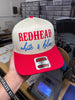 Red, White and Hair Color Snapback by Luckless Outfitters