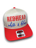 Red, White and Hair Color Snapback by Luckless Outfitters
