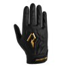 Phenom Elite Quantum Fierce Youth & Adult Padded Football Gloves - Gold Rush Black by Phenom Elite Brand