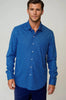 Retro Blues Long Sleeve Tech Shirt by Buki