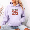 Retro Christmas Hoodie DECEMBER 25 – Festive Holiday Wear by Adorb Custom Tees