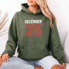 Retro Christmas Hoodie DECEMBER 25 – Festive Holiday Wear by Adorb Custom Tees