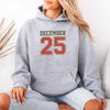 Retro Christmas Hoodie DECEMBER 25 – Festive Holiday Wear by Adorb Custom Tees