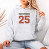 Retro Christmas Hoodie DECEMBER 25 – Festive Holiday Wear by Adorb Custom Tees