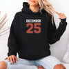 Retro Christmas Hoodie DECEMBER 25 – Festive Holiday Wear by Adorb Custom Tees