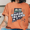 Rhode Island State Vintage Shirt by EnjoyMyDesign LLC