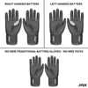 Jax Batting Gloves | Cool Grey | Strap Cuff