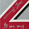 Framed Autographed/Signed Jose Rijo 90 WS MVP 35x39 Cincinnati Grey Baseball Jersey Beckett BAS COA by Hall of Fame Sports Memorabilia