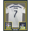 Framed Autographed/Signed Robbie Keane 35x39 LA Galaxy White Soccer Jersey Beckett BAS COA by Hall of Fame Sports Memorabilia