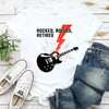 Rocked Rolled Retired T-Shirt – Funny Retirement Gift Shirt by Adorb Custom Tees