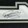 Framed Autographed/Signed Dennis Rodman 35x39 San Antonio Black Basketball Jersey PSA/DNA COA