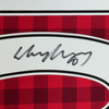 Framed Autographed/Signed Wayne Rooney 35x39 Manchester United Red Checkered Soccer Jersey Beckett BAS COA