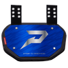 Phenom Elite Football Back Plate - Royal Blue with Chrome P Logo