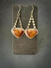 Mookeite Jasper Earrings | Sterling Silver Swing Dangles | Earthy Movement Jewelry by mend metalworks
