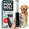 Retractable Mini Lint Roller for Pet Hair with 2 Refills by Rubyloo