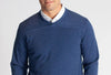 Rugvee Pullover V-Neck Sweatshirt - Tokyo Blue by Buki